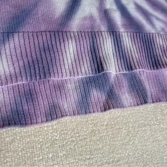 Design History woman tie dye purple white sweater size s - Picture 3 of 13